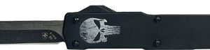TEMPLAR KNIFE SLIM OTF FALLEN - 3.1" D2 BLACK DROP PT ALUM HN