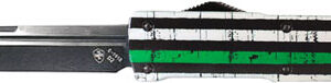 TEMPLAR KNIFE LARGE OTF BACK - THE GREEN 3.5" TANTO ALUMINUM