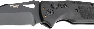 HOGUE K320A NITRON 3.5" AUTO - FOLDER TANTO BLADE POLY FRM BL