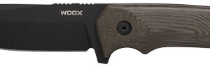 WOOX KNIFE ROCK 62 FIXED BLADE - 4.25" BLACK MICARTA PLAIN HND