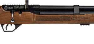 HATSAN FLASH QE .25 PCP 900 - FPS WALNUT/BLUED W/ 2 MAGS