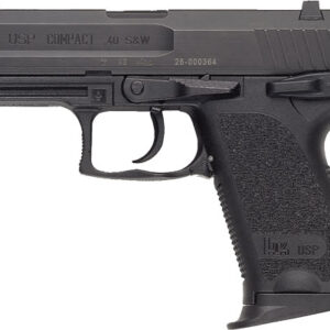 HK USP40 COMPACT V1 DA/SA 40SW - 3.58" BBL 2-10RD BLACK