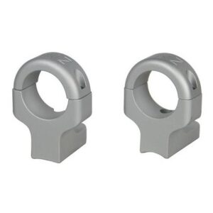 DNZ  Game Reaper 2     2-Piece Ringmount (2 screws) - 1" High Silver Fits Howa 1500 Mossberg 100ATR 4X4 MVP Weatherby Vanguard Remington 7007217227