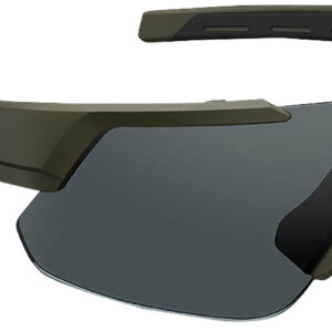 Magpul MAG104413151100 Defiant Eyewear Gray Lens OD Green Frame