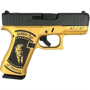 GLOCK 43X MOS 9MM 3.41'' BBL (2)10RD GOLDEN AGE TRUMP
