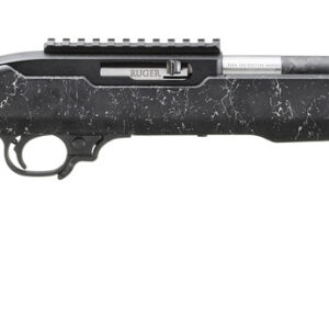 Ruger 10/22 Carbine MOE X22 Stock 22LR 16.1" Carbon Sleeve/Threaded 10RD White Speckled Black 31220