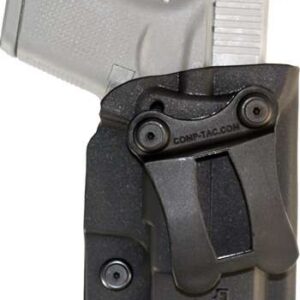 COMP-TAC QI IWB KYDEX SIZE 3 GLOCK 43 SPRGFLD XDS M&P SHIELD WALTHER PPS/CCP RH BLACK