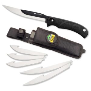 OUTDOOR EDGE RAZOR-MAX FIXED BLACK 6 BLADES ( BLISTERPACK )