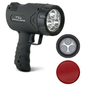 GSM CYCLOPS HAND HELD SIRIUS 500 LUMEN SPOTLIGHT W/6 LED LIGHTS RECHARGEABLE