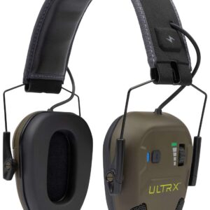 ALLEN ULTRX BIONIC FUSE ION BLUETOOTH ELECTRONIC EARMUFF - OLIVE