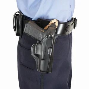 DESANTIS SAFETY STAR HOLSTER BLACK LEATHER RH GLOCK 17 22 31 GLOCK 17 GEN 5