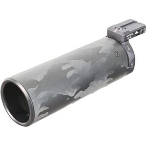 SUPPRESSOR SHIELD W/U-RAC 6''X2'' CARBON FIBER W/BLK HARDWARE