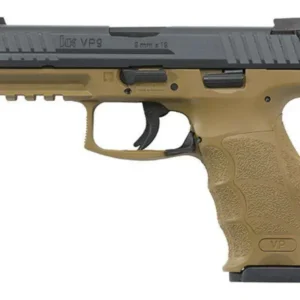 H&K VP9 HGA 9MM 4.09" BBL NS FDE 3/10RD MAGS