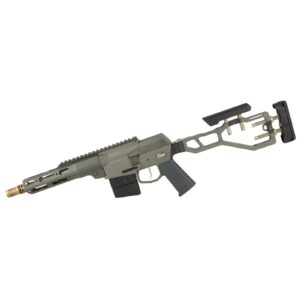 Q MINI FIX RIB SBR 300 BLACK OUT 8IN BBL 1:5 TWIST FOLDING ADJ STOCK BLACK ACCENTS 10RD MAG