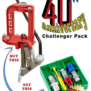 Lee Precision 92134 Challenger Press 40th Anniversary w/Breech Lock 9mm Dies