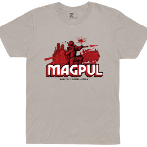 Magpul MAG1221-040 Magpul Nonstop Polymer Action Silver Cotton Short Sleeve XL