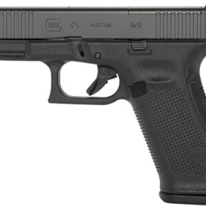 GLOCK 45 MOS 9MM FIXED SIGHT - 17-SHOT W/FRONT SERRATIONS