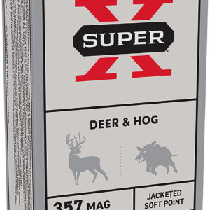 Winchester Ammo X3575P Super X  357Mag 158gr Jacketed Soft Point 50 Per Box/10 Case