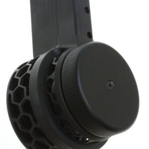F5 MFG AR-15 .223/5.56 Skeletonized 50 Round Drum Magazine - Black | HEX Pattern