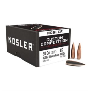 CUSTOM COMPETITION 30 CAL (0.308'') HPBT168GR 100/BOX