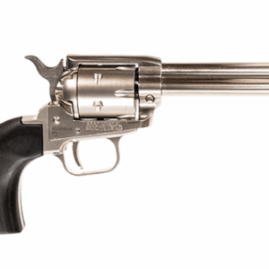 Heritage Rough Rider 22LR Nickel 4.75" 6 Rounds- Black Laminate