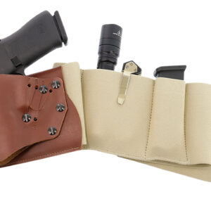 Galco UWERKHMED UnderWraps Elite Khaki Medium Leather/Nylon