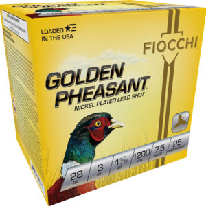 Fiocchi 283GP75 Golden Pheasant Extrema 28Gauge 3" 11/16oz 7.5Shot 25 Per Box/10 Case