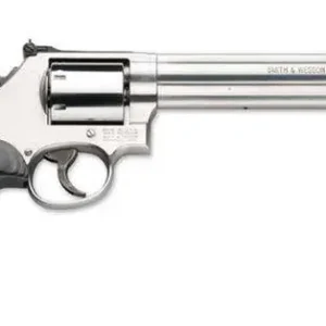 Smith & Wesson Model 686 Plus SA/DA 357 Mag/38 Special 7" 7-Shot Stainless/Custom Wood Grips 150855