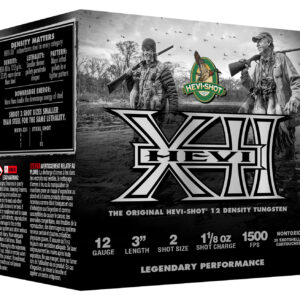 HEVI-Shot HS51302 HEVI-XII  12Gauge 3" 1 1/8oz Tungsten 2Shot 25 Per Box/10 Case
