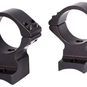 Talley 840700LM Scope Mount/Ring Combo  Black Anodized 34mm Tube Remington 700/721/722/725/40X Medium Rings Long Action 20 MOA