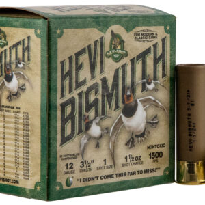 HEVI-Shot HS14501 HEVI-Bismuth  12Gauge 3.50" 1 1/2oz Bismuth 1Shot 25 Per Box/10 Case