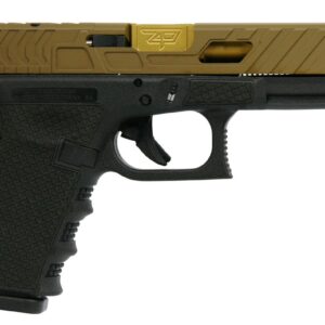 Glock 19 Gen 3 Custom "Chainmail Stippled Frame Bear Cut Slide" Handgun 9mm Luger 15/rd Magazines (2) 4.6" Zaffiri Precision Threaded Barrel