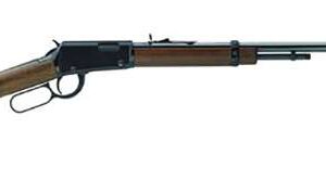 HENRY FRONTIER LEVER ACTION RIFLE RIL 22 LR 24 IN OCT THREADED  BBL BLUE/ WALNUT 10 RD