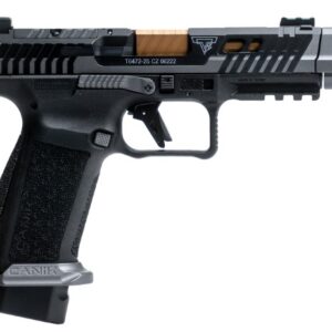 Century Arms Canik TTI COMBAT OR 9MM 4.6" Compensated 18RD/21RD 2-Mags Smoke Gray HG7854S-N
