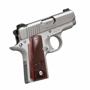 Kimber Micro Stainless 380 ACP 2.75" 7RD Stainless/Rosewood Grips 3300207