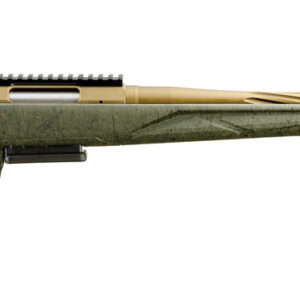RUGER AMERICAN G2 PRED RFL 243WIN 22" T.B. SPIRAL BBL, GRN SPLTR,BRNT BRNZ 3RD