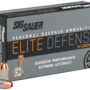 SIG AMMO 380ACP 90GR ELITE V-CROWN JHP 50/10