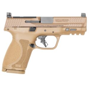 Smith & Wesson M&P 9 M2.0 Optic Ready Compact Handgun 9mm Luger 15rd Magazine 4" Barrel FDE No Thumb Safety - USED