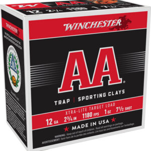 WINCHESTER AA 12GA 2.75" 1OZ - #7.5 1180FPS 250RD CASE LOT
