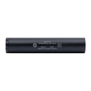 USED Gemtech GM-22 Suppressor .22 LR 5" 1/2x28 Thread Black