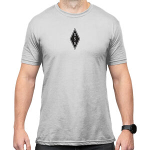 Magpul MAG1280-041-S Engineered to Feed  Stone Gray Heather Cotton/Polyester Short Sleeve Small