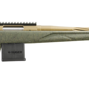 RUGER AMERICAN G2 PRED RFL 308WIN 22" T.B. SPIRAL BBL, GRN SPLTR,BRNT BRNZ 3RD