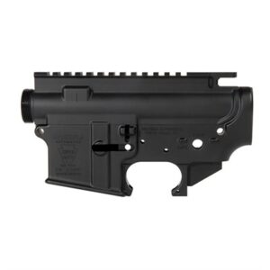 AR-15 STRIPPED SUPER DUTY RECEIVER SET BLACK