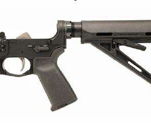 DPMS AR-15 MOE COMPLETE LOWER WITH PANTHER POLISHED TRIGGER MOE STOCK AND GRIP