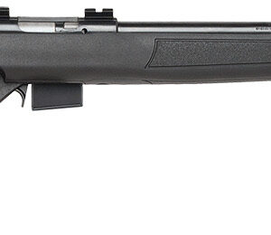 Mossberg 38191 817  Full Size 17 HMR 5+1 21" Blued Steel Barrel, Blued Drilled & Tapped Steel Receiver, Black Fixed Synthetic Stock, Right Hand