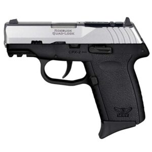 SCCY CPX-2 GEN3 HGA 9MM 3.1IN BBL NO SAFETY BLACK/SS 2-10RD RED DOT READY