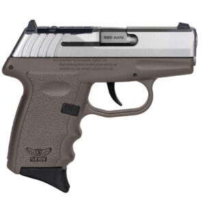 SCCY CPX-3 HGA 380 AUTO 2.96IN BBL NO SAFETY DARK EARTH/SS 2-10RD RED DOT READY