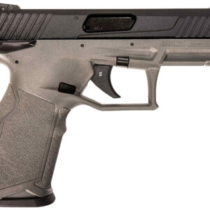 Taurus 1-TX22141G TX22  Full Size Frame 22 LR 16+1 4.10" Matte Black Threaded Barrel, Matte Black Serrated Slide, Gray Polymer Frame w/Picatinny Rail, Textured Grip