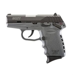 SCCY CPX-1 CBSG 9MM BLACK/SNIPER GRAY (DOUBLE SIDED SAFETY)