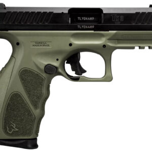 Taurus 1TS9SR041O TS9  Full Size 9mm Luger 17+1 4" Matte Black Steel Barrel, Matte Black Serrated Slide, OD Green Polymer Frame w/Picatinny Rail w/OD Green Polymer Grip W/Interchangeable Backstraps